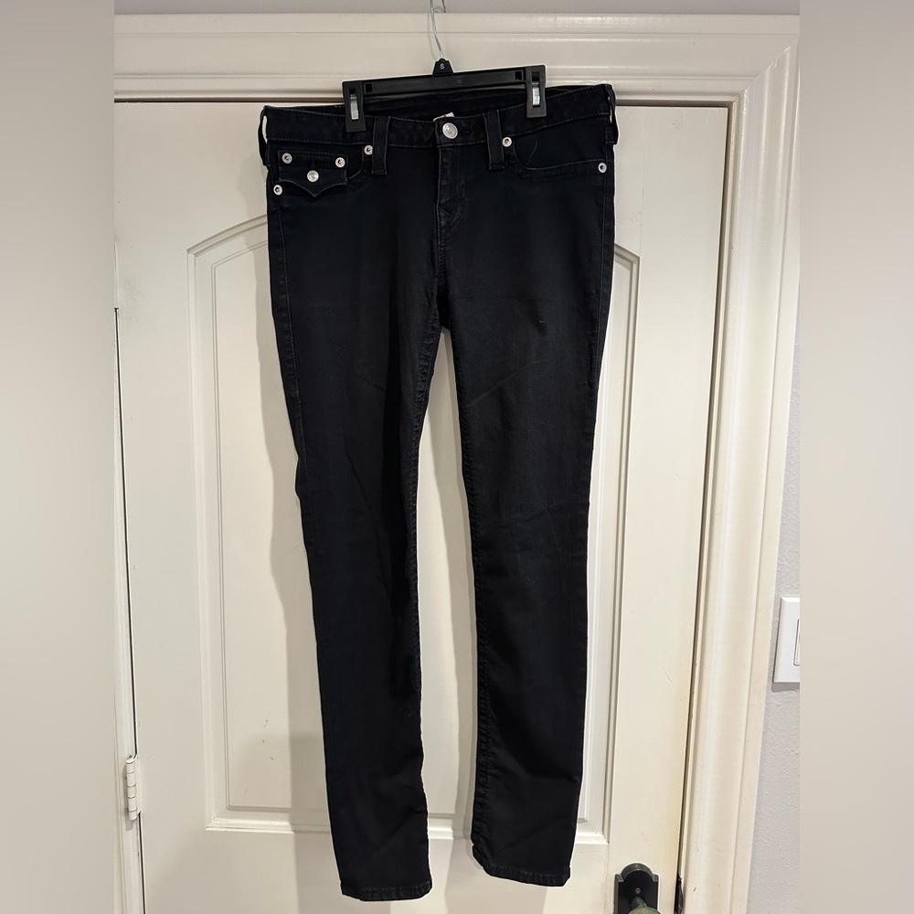 True Religion Black Skinny Jeans